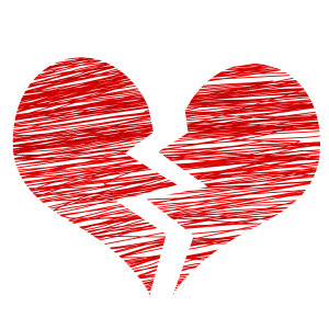 Image of a broken heart, to represent irreconcilable differences NJ and how an experienced Monmouth County divorce attorney can help guide you through a New Jersey divorce based on irreconcilable differences